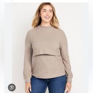 Maternity double layer sweatshirt
